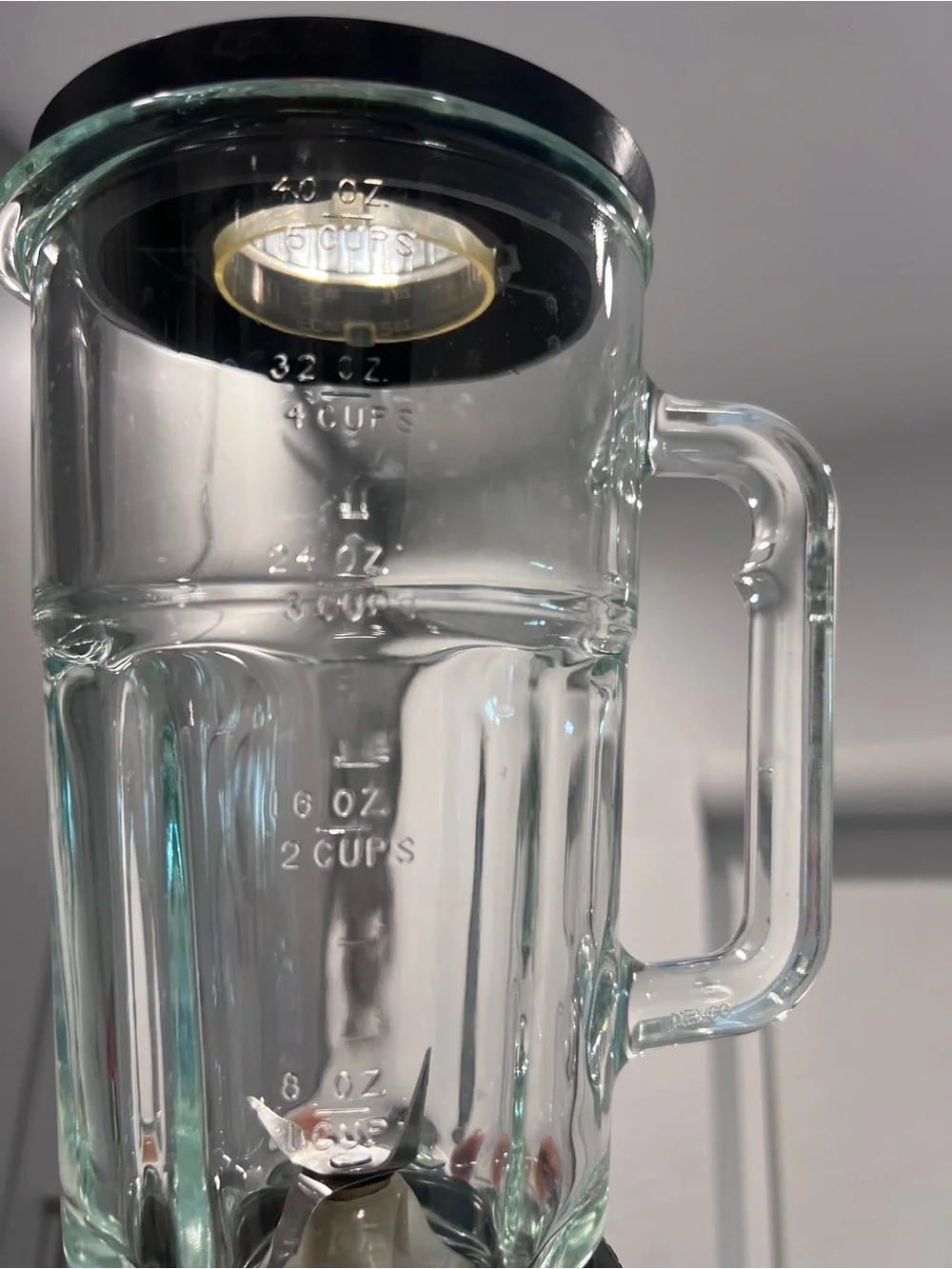 Waring 40oz Glass Blender Jar & Lid Only Assembly Replacement Genuine Waring